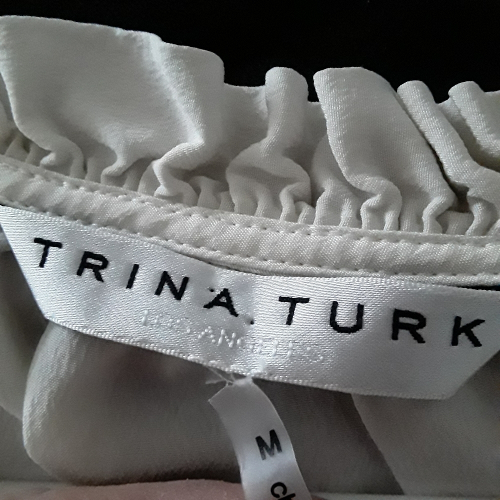 Trina Turk Silk Blouse - Picture 6 of 8